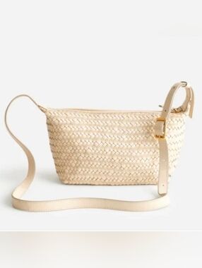 Madewell The Sling Leather Woven Crossbody